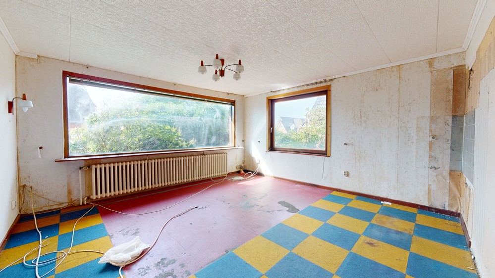 Bungalow für Handwerker und kreative Köpfe - Wohnzimmer
