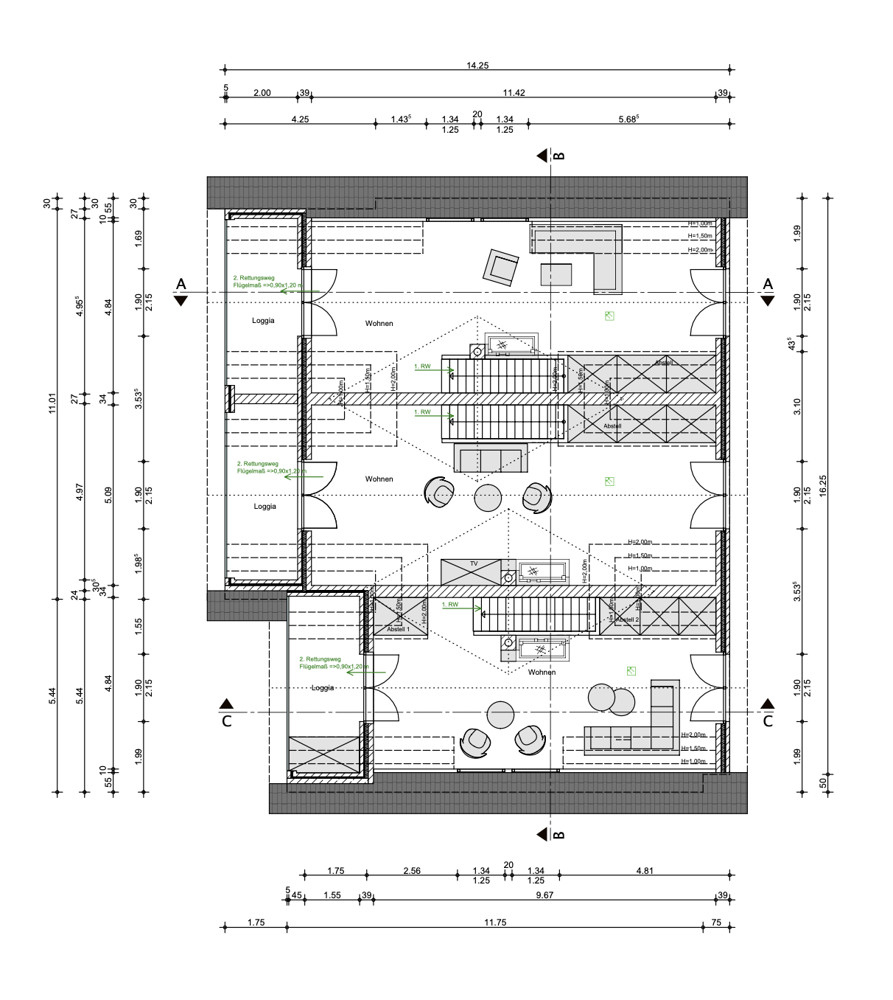 Ruhe, Luxus & Meeresrauschen – Ihr neues Zuhause erwartet Sie - Grundriss OG