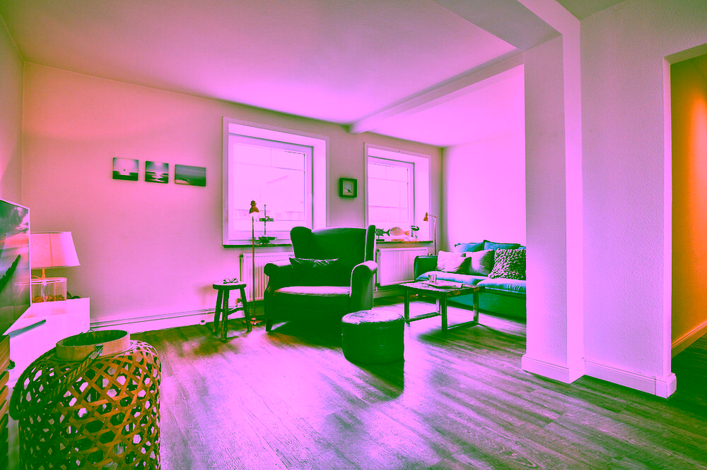 "Plyck-Hüs" – Charmantes Küstendomizil im Süden Sylts - Wohnzimmer