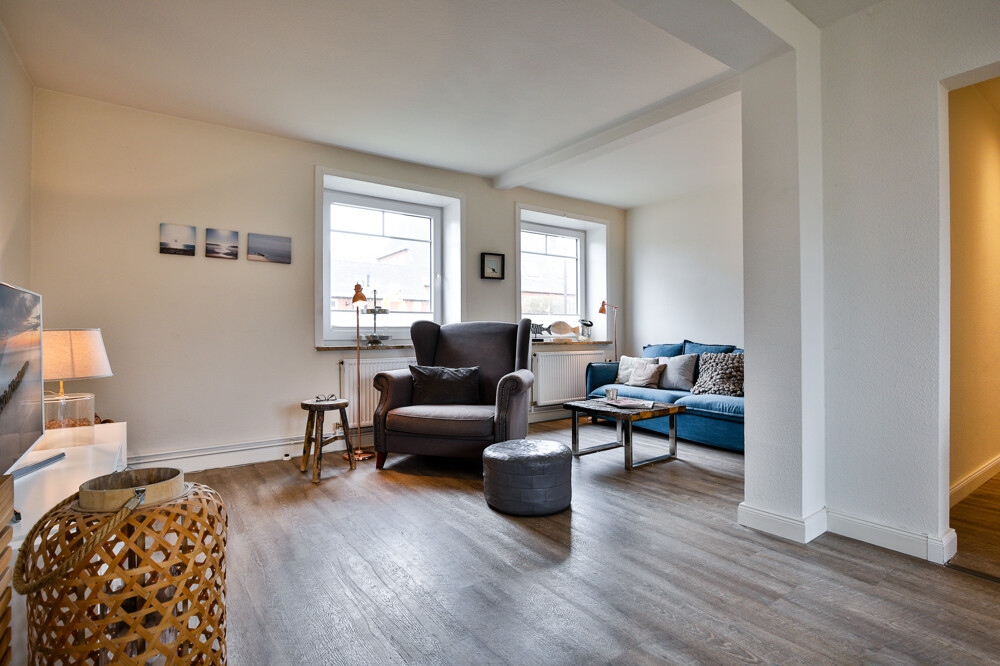 "Plyck-Hüs" – Charmantes Küstendomizil im Süden Sylts - Wohnzimmer