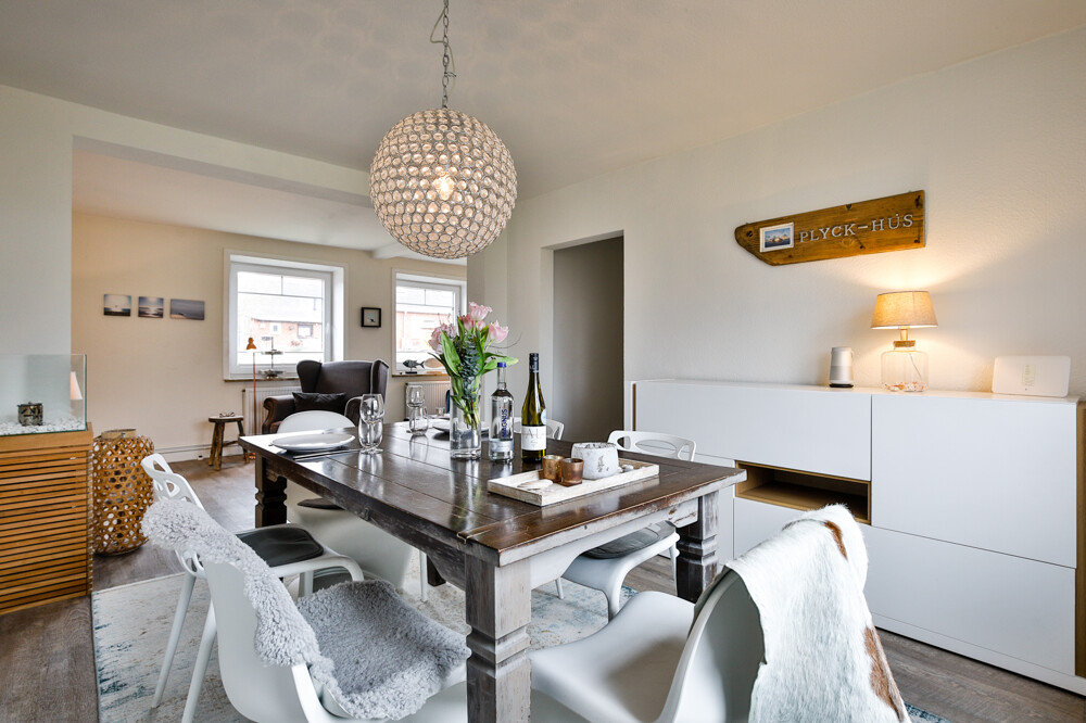 "Plyck-Hüs" – Charmantes Küstendomizil im Süden Sylts - Wohnzimmer