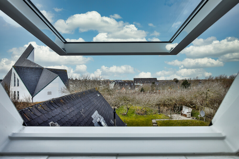 "Plyck-Hüs" – Charmantes Küstendomizil im Süden Sylts - Blick aus dem OG