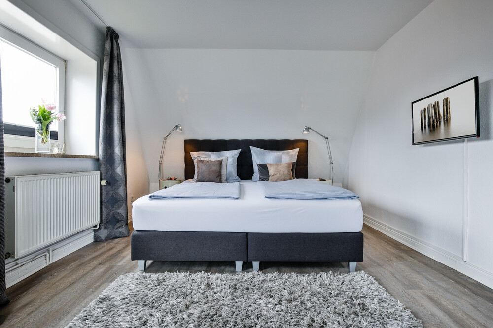 "Plyck-Hüs" – Charmantes Küstendomizil im Süden Sylts - Schlafzimmer Nr. 2