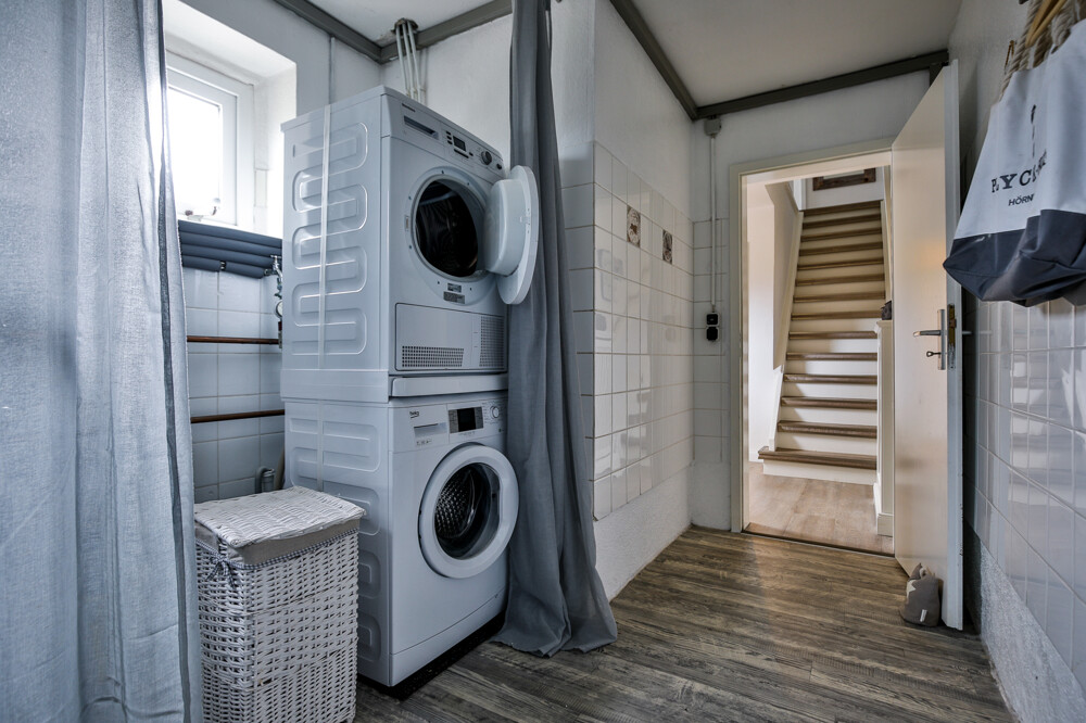 "Plyck-Hüs" – Charmantes Küstendomizil im Süden Sylts - Waschküche