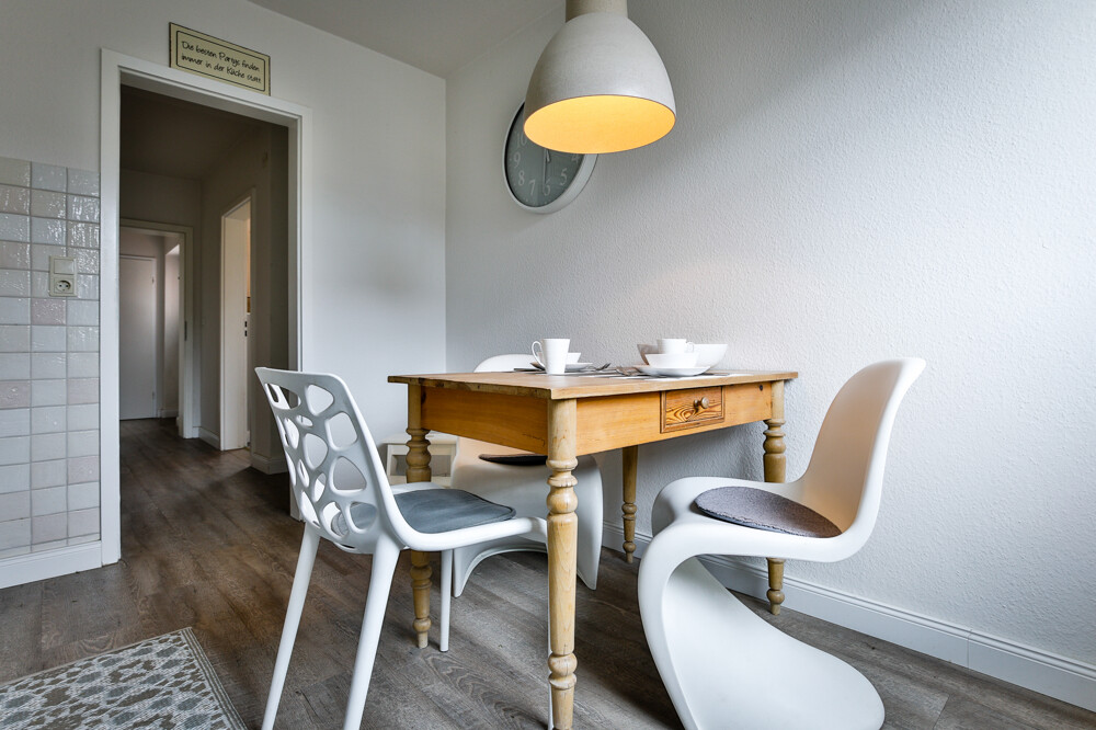 "Plyck-Hüs" – Charmantes Küstendomizil im Süden Sylts - Separate Küche