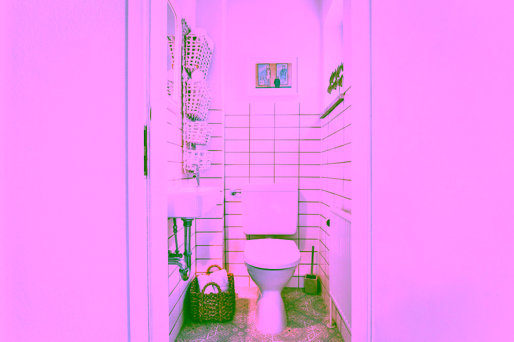 "Plyck-Hüs" – Charmantes Küstendomizil im Süden Sylts - Gäste-WC