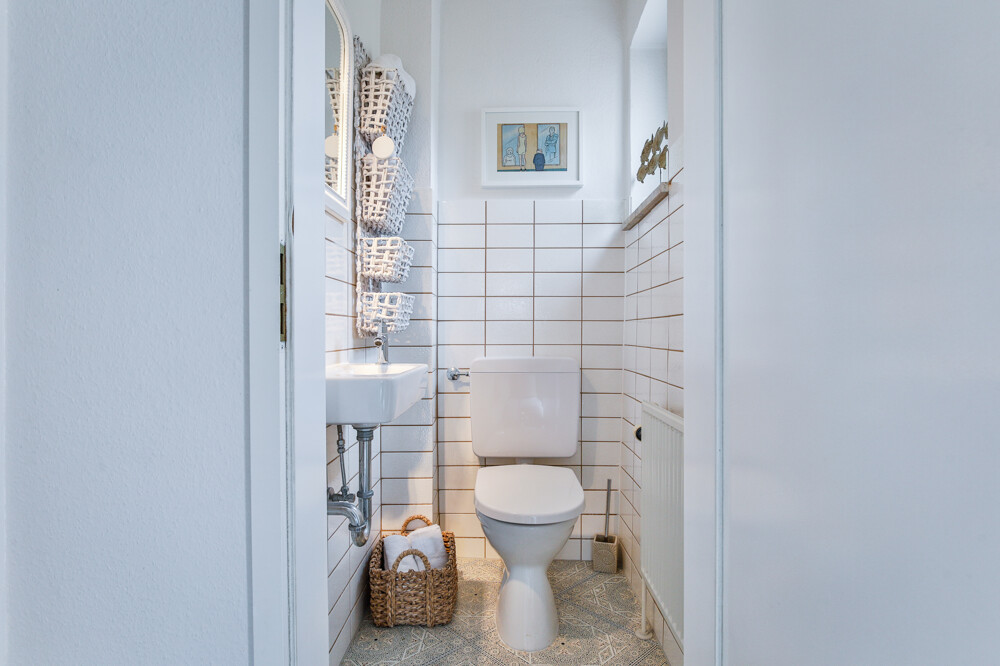 "Plyck-Hüs" – Charmantes Küstendomizil im Süden Sylts - Gäste-WC