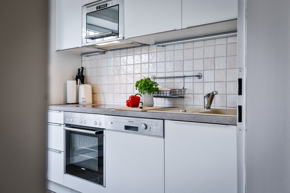 "Plyck-Hüs" – Charmantes Küstendomizil im Süden Sylts - Separate Küche