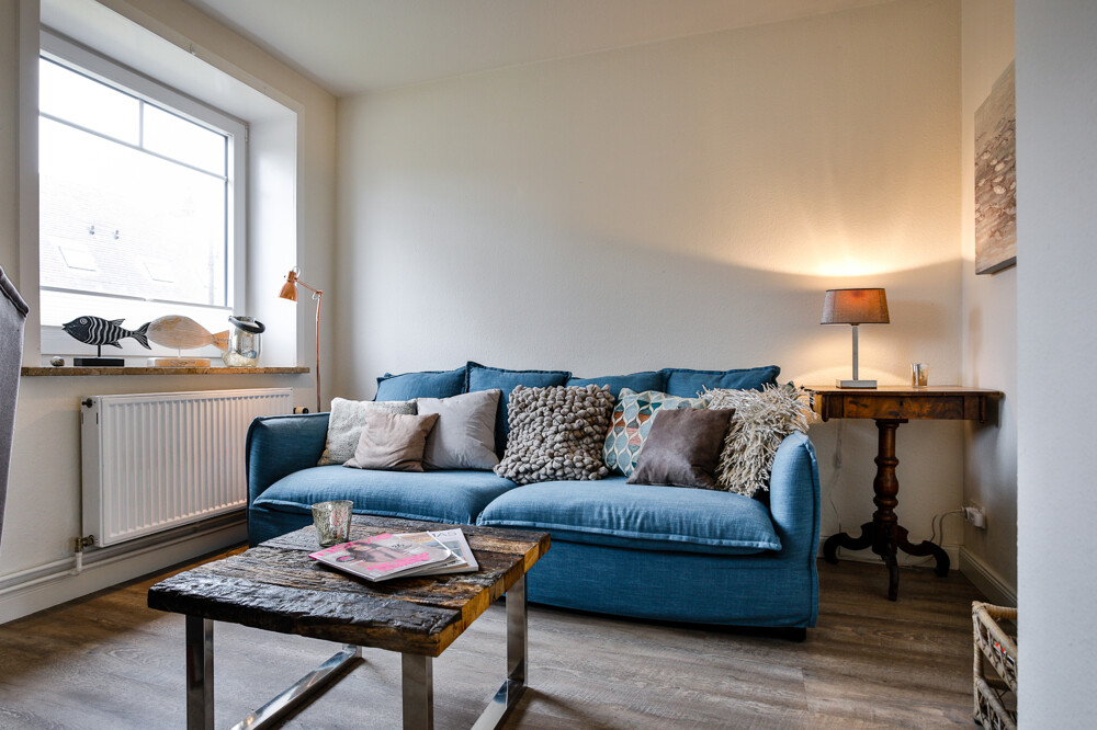 "Plyck-Hüs" – Charmantes Küstendomizil im Süden Sylts - Wohnzimmer