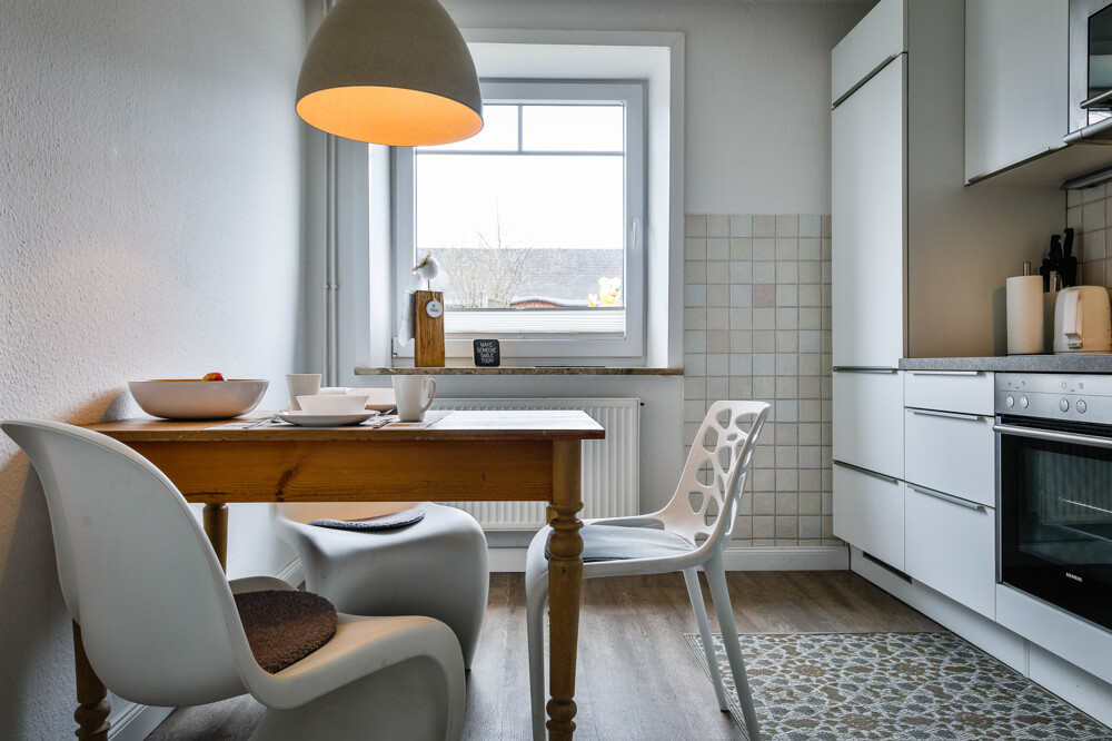 "Plyck-Hüs" – Charmantes Küstendomizil im Süden Sylts - Separate Küche