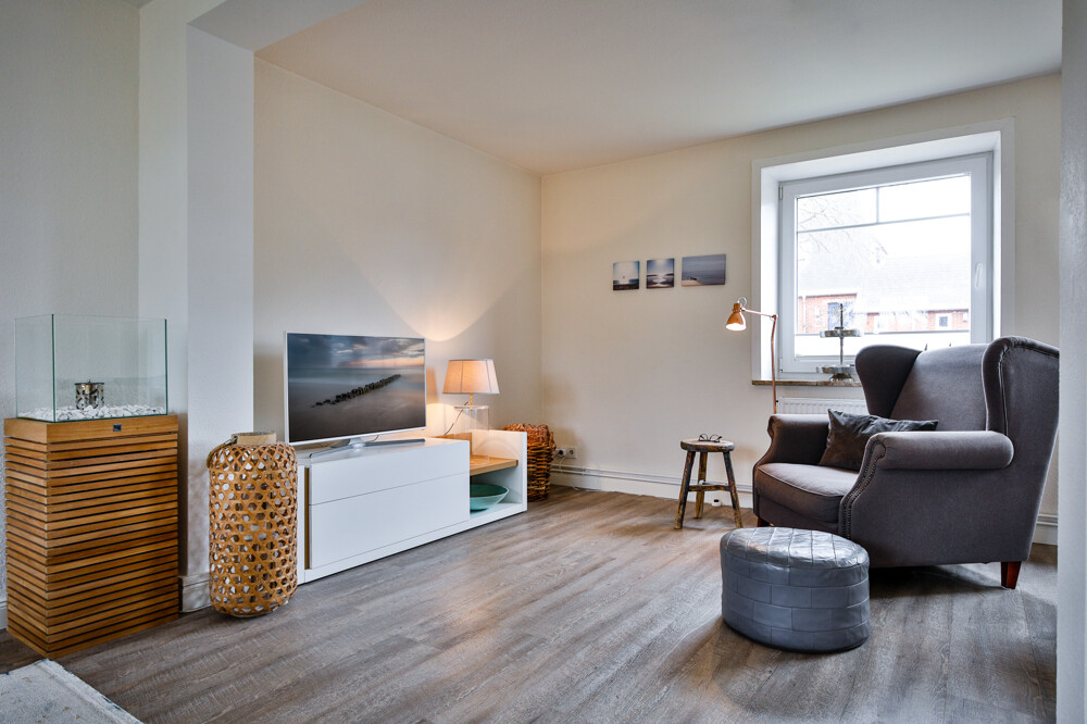 "Plyck-Hüs" – Charmantes Küstendomizil im Süden Sylts - Wohnzimmer