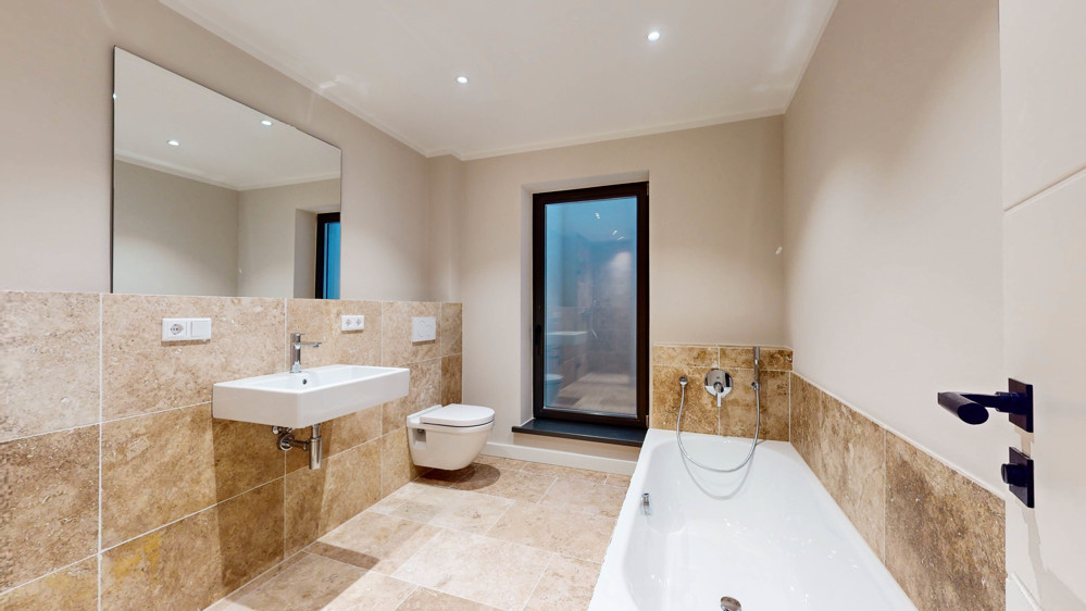 NEUBAU! Urlaub am Meer - 110 qm mit Südterrasse - Badezimmer UG