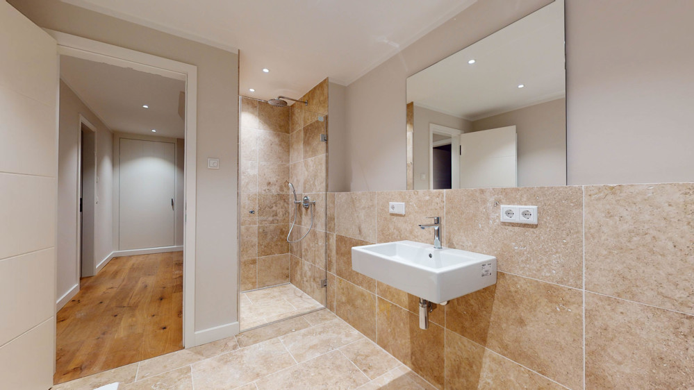 NEUBAU! Urlaub am Meer - 110 qm mit Südterrasse - Badezimmer UG