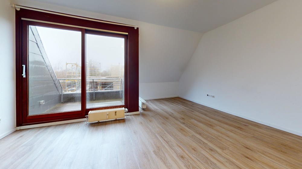 Helle 2-Zimmer-Wohnung mit Balkon und Westausrichtung – Ihr neues Zuhause wartet! - Wohnzimmer