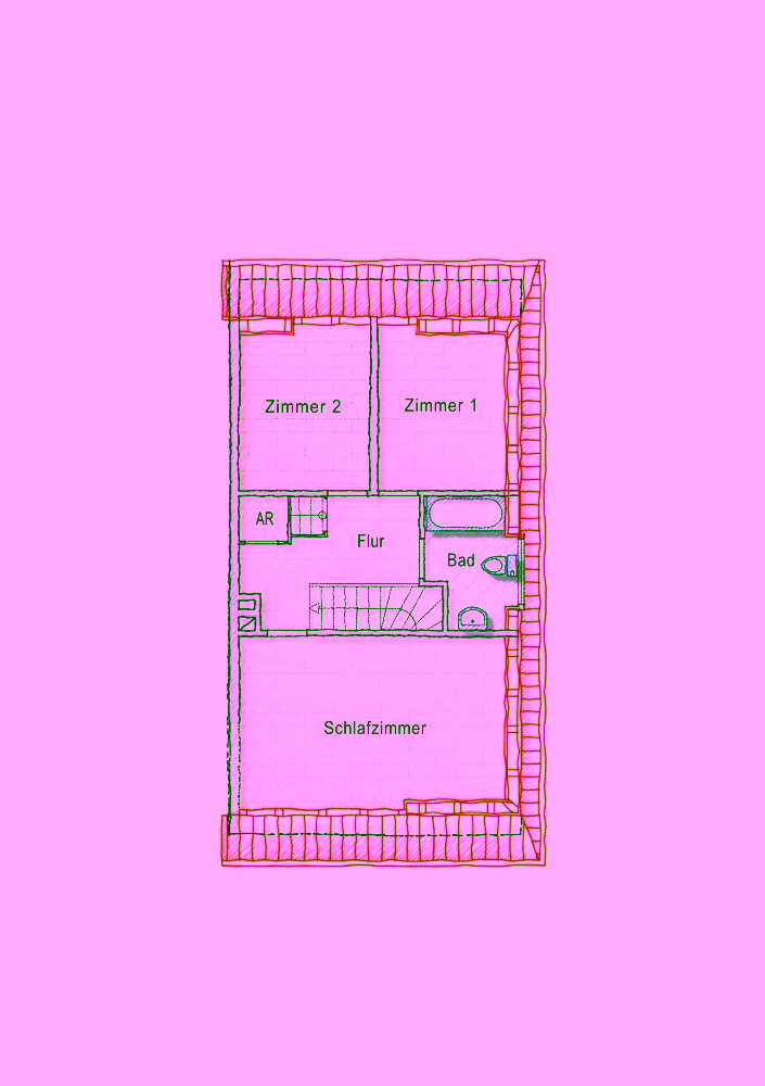 Renovierte Doppelhaushälfte mit Garten – zentral gelegen auf Sylt - 1. Etage