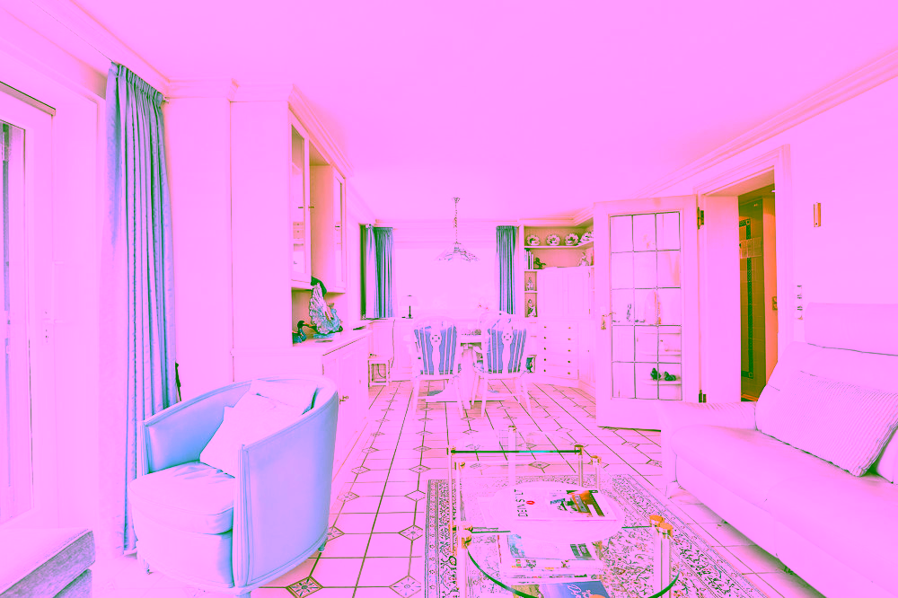 Traumhaus unter Reet mit sensationellem Meerblick - Wphnzimmer