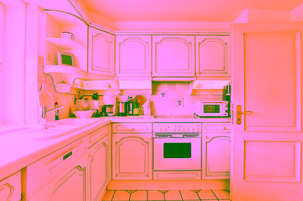 Traumhaus unter Reet mit sensationellem Meerblick - Separate Küche