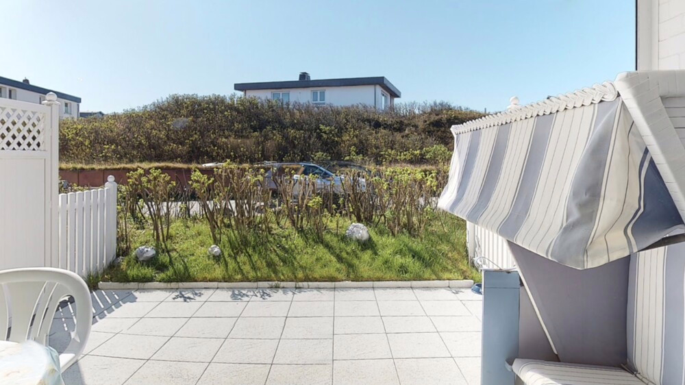 Blick auf die Terrasse