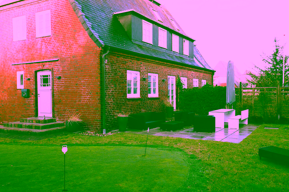 Sitzecke mit Pudding Green