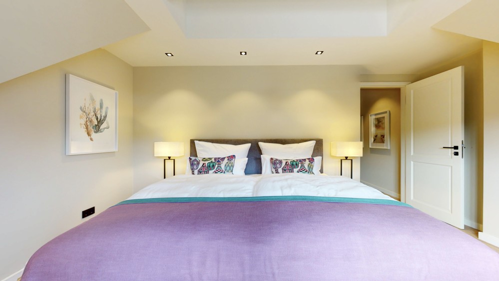 Urlaubsfeeling im Alltag: Luxuriöse Neubauwohnung in Hörnum - Schlafzimmer