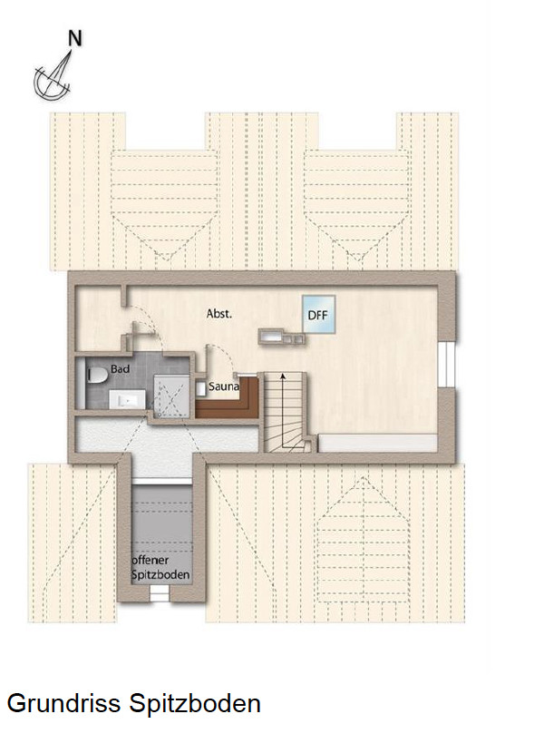 Urlaubsfeeling im Alltag: Luxuriöse Neubauwohnung in Hörnum - Grundriss