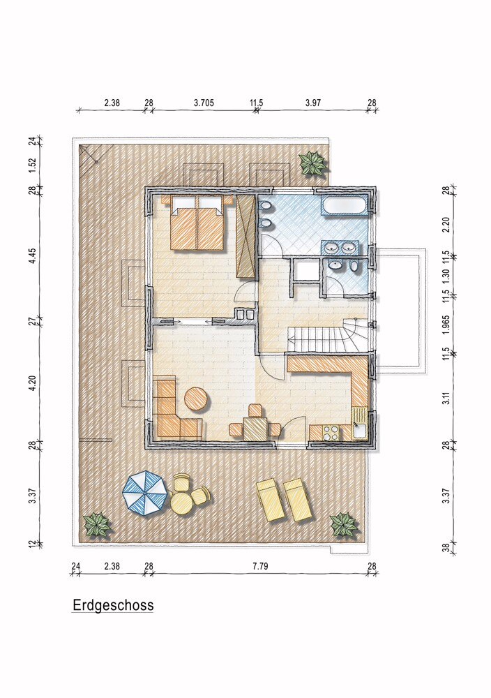 Grundriss Erdgeschoss