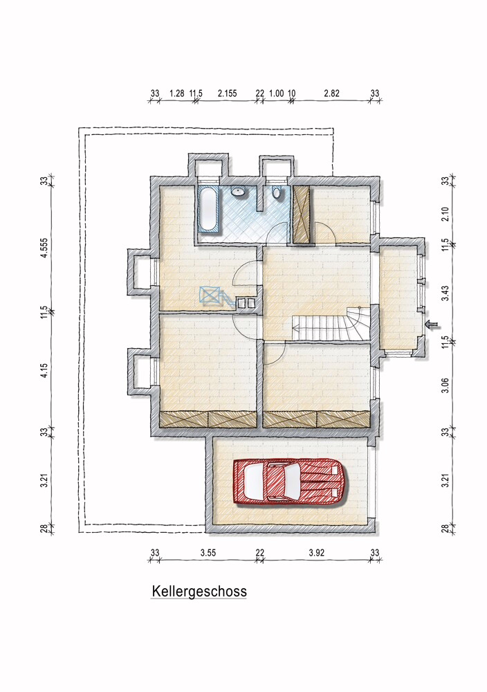 Grundriss Eingangsebene