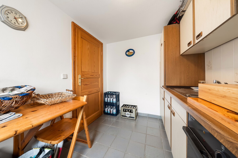 Kleine Küche am Eingangsbereich