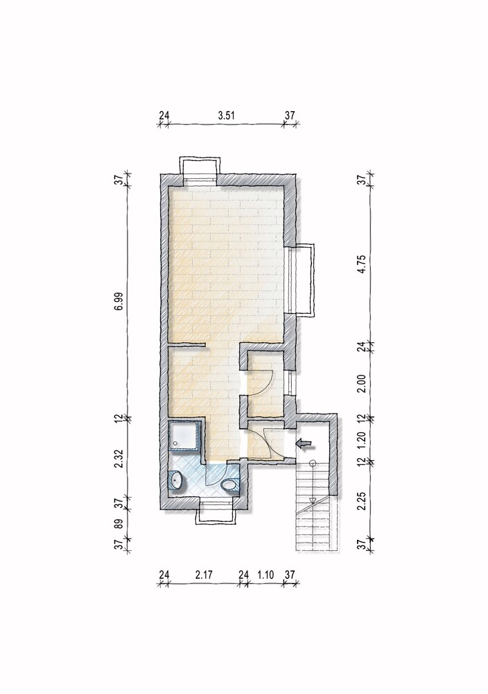 Grundriss Souterrain