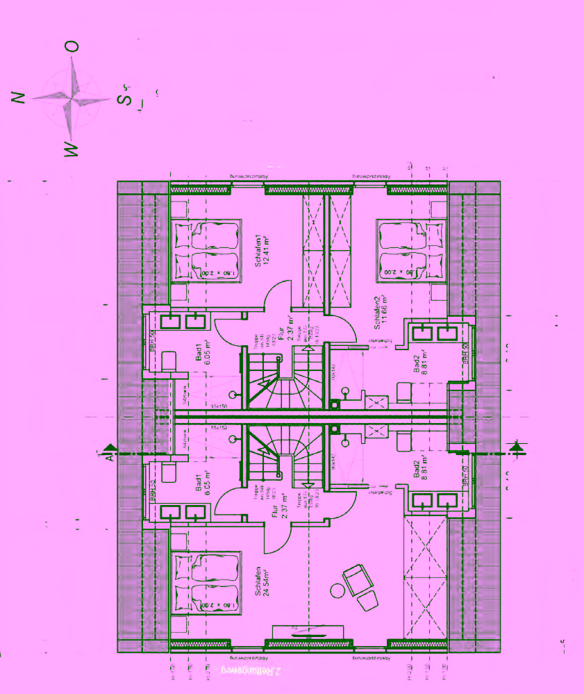 Strandnah, exklusiv und großzügig – Neubauhaushälfte in ruhiger Lage von Rantum - 1. Geschoss