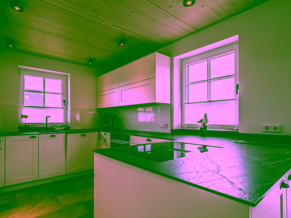 Strandnah, exklusiv und großzügig – Neubauhaushälfte in ruhiger Lage von Rantum - Großzügige Küche