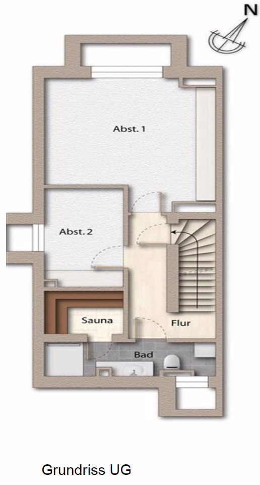 Außergewöhnliche und große Erdgeschosswohnung mit Garten im Herzen von Hörnum - Grundriss