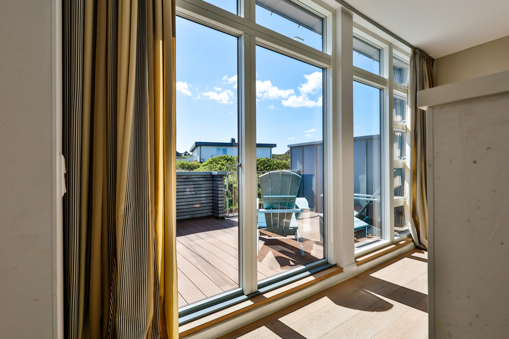 Modernes Beachhouse - neuwertig, strandnah, exklusiv! - Blick aus dem Wohnzimmer