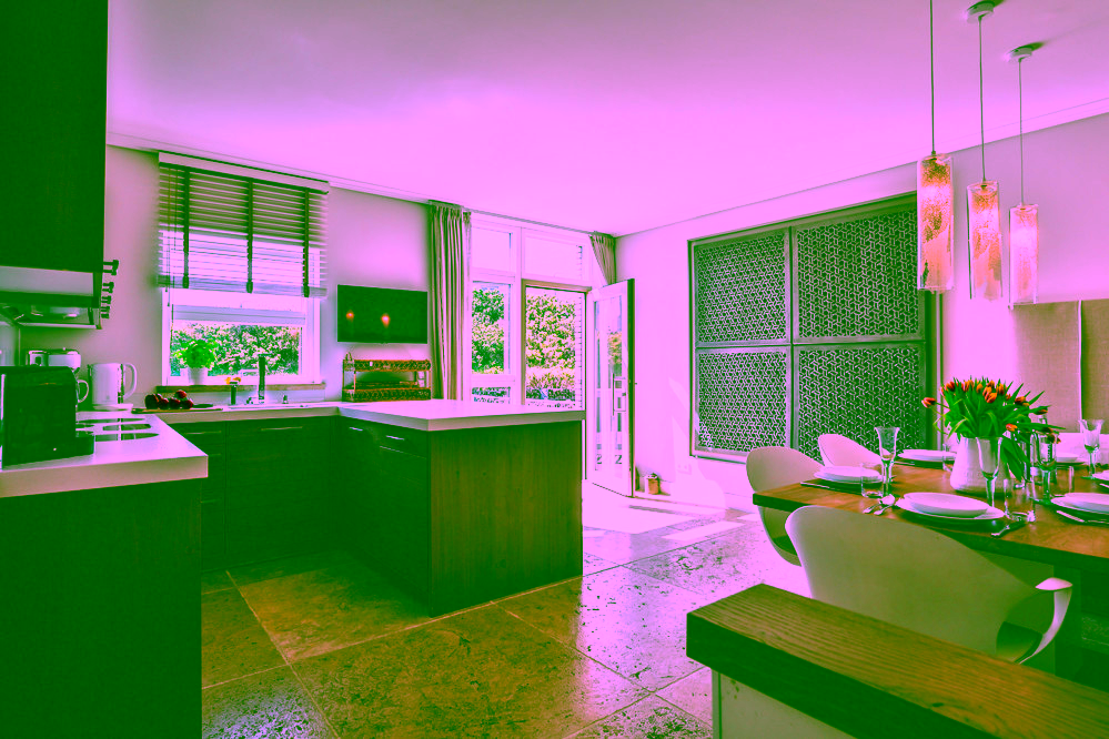 Modernes Beachhouse - neuwertig, strandnah, exklusiv! - Esszimmer mit Küche