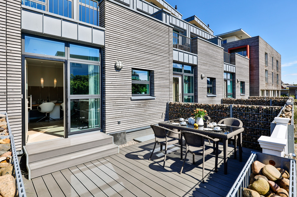 Modernes Beachhouse - neuwertig, strandnah, exklusiv! - Terrasse in Südausrichtung
