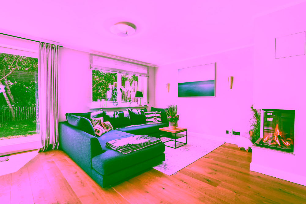 Wahrzeichen im Blick – Stilvolles Wohnen mit Nordseepanorama - Wohnzimmer