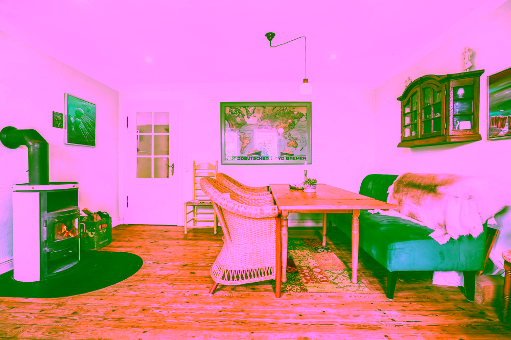 "Weiße Siedlung" - Endhaus mit Ausbaupotenzial in Strandnähe - Wohnzimmer EG