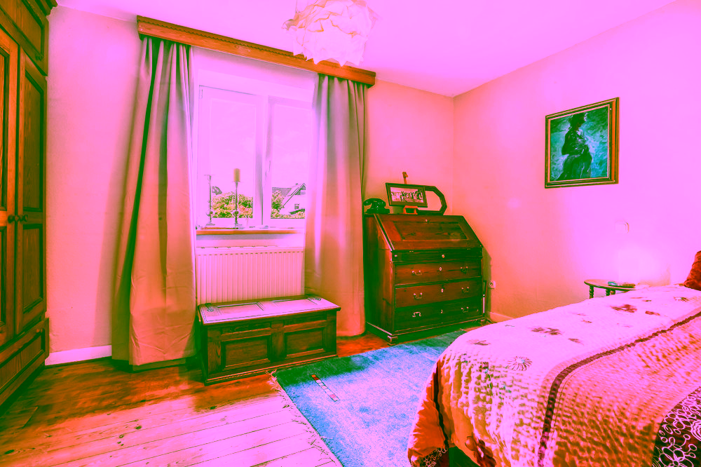 "Weiße Siedlung" - Endhaus mit Ausbaupotenzial in Strandnähe - Schlafzimmer EG