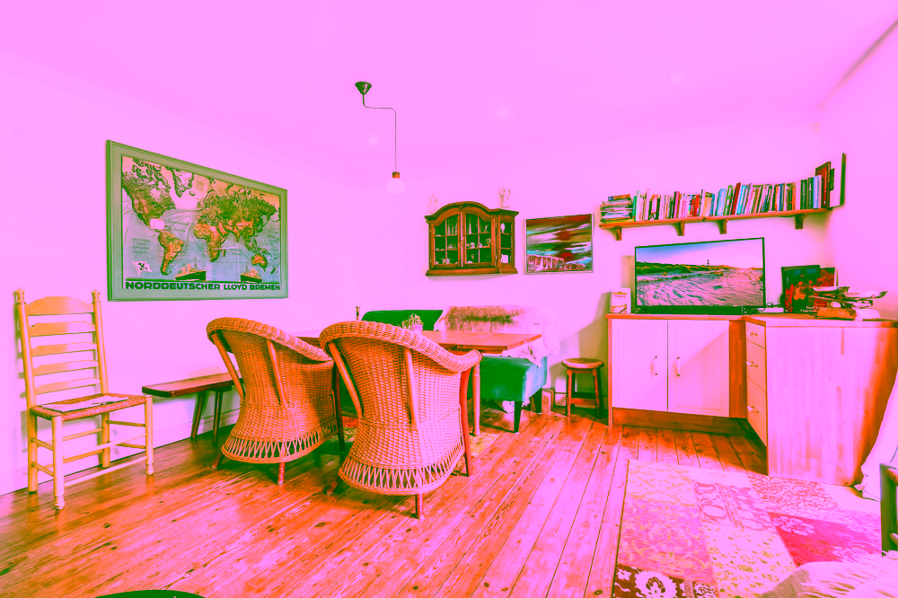 "Weiße Siedlung" - Endhaus mit Ausbaupotenzial in Strandnähe - Wohnzimmer EG