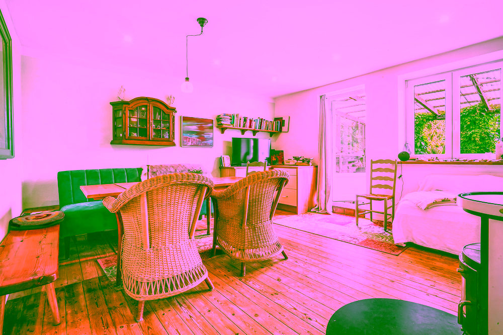 "Weiße Siedlung" - Endhaus mit Ausbaupotenzial in Strandnähe - Wohnzimmer EG