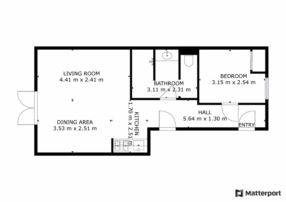 Hochwertige Kapitalanlage in exklusiver Lage im Aparthotel am Leuchtturm - Grundriss