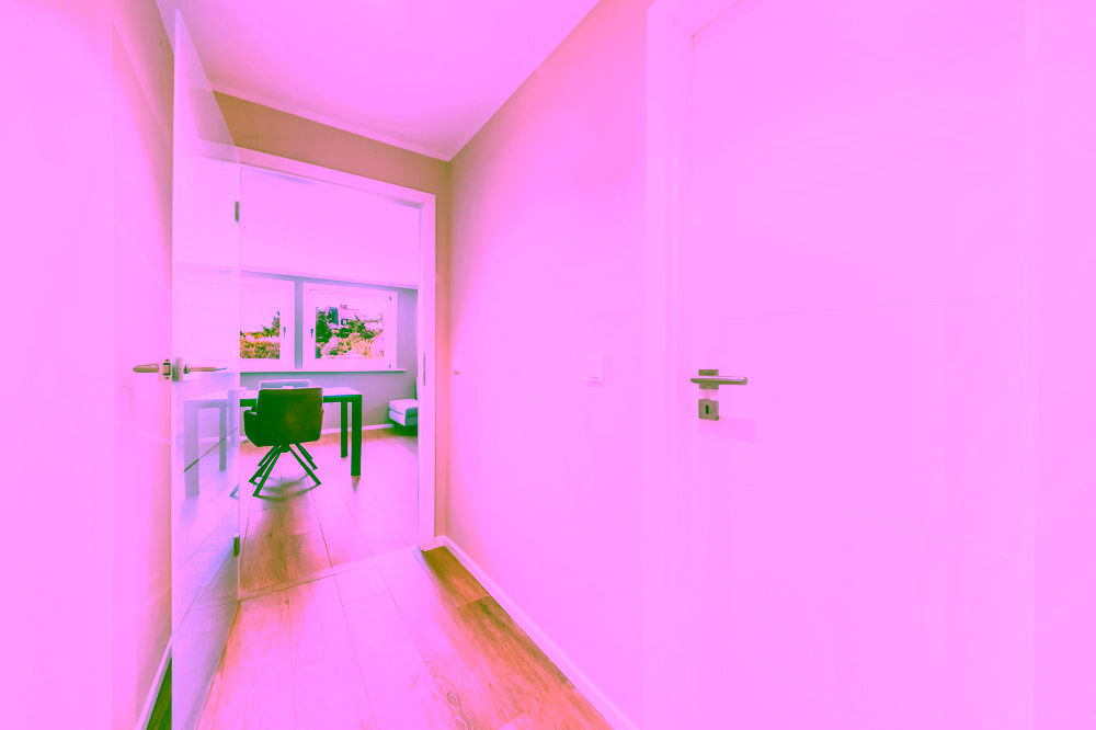 Reetgedeckte Drei-Zimmer-Wohnung mit Blick aufs Wattenmeer in Rantum - Flur