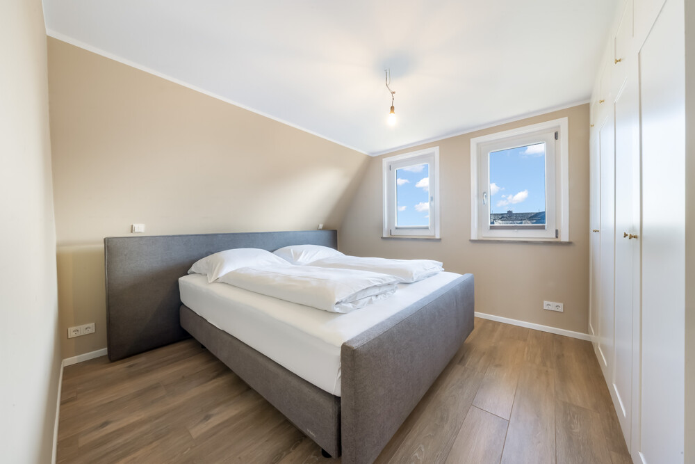 Reetgedeckte Drei-Zimmer-Wohnung mit Blick aufs Wattenmeer in Rantum - Schlafzimmer