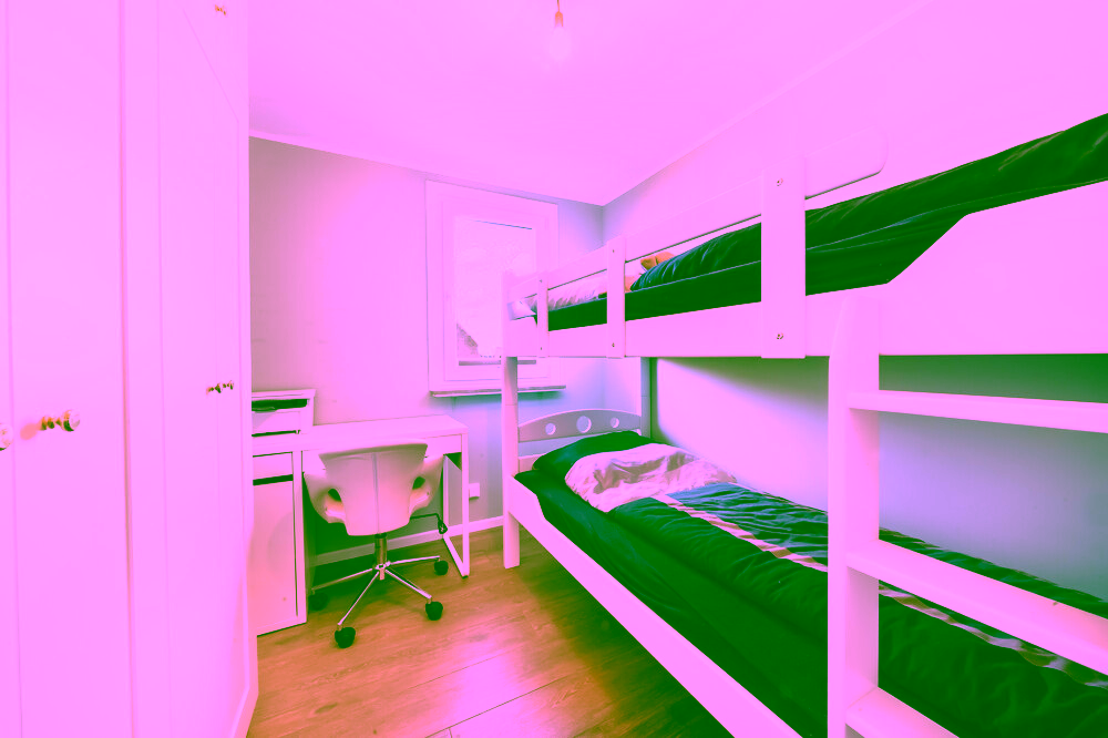 Reetgedeckte Drei-Zimmer-Wohnung mit Blick aufs Wattenmeer in Rantum - Kinderzimmer