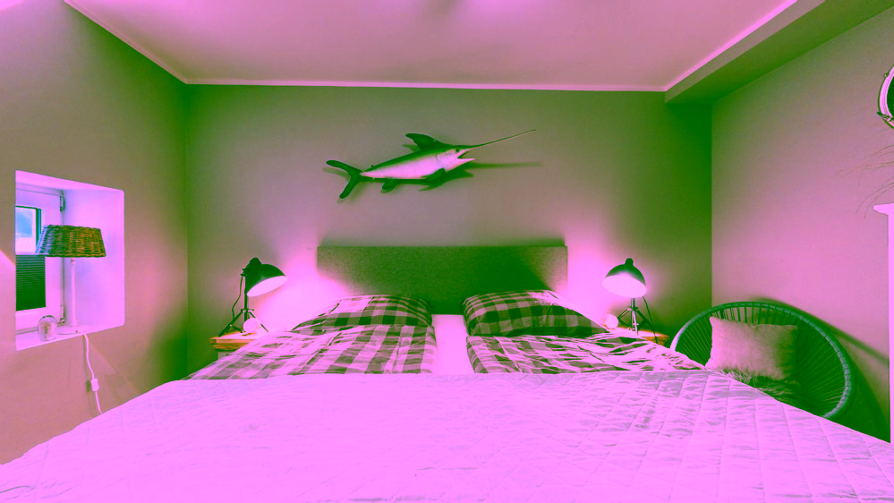 Großzügige Wohnung direkt am Badestrand - Schlafzimmer 2