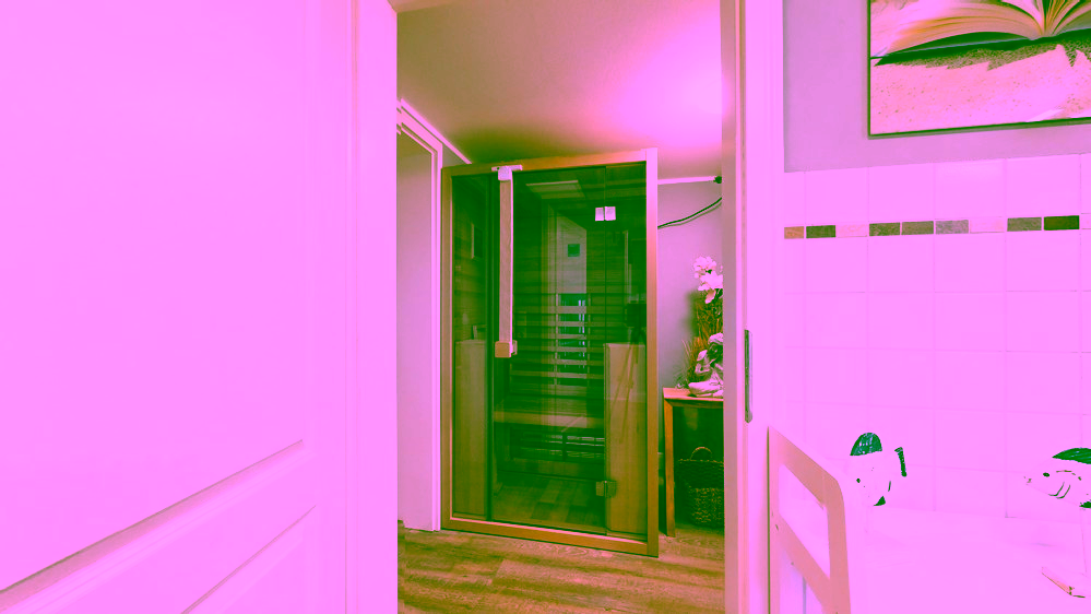 Großzügige Wohnung direkt am Badestrand - Sauna