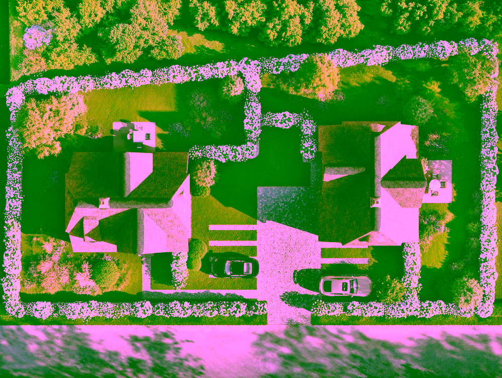 Provisionsfrei: Exklusives Neubau-Einzelhaus mit Ferienvermietungsgenehmigung - Vogelperspektive