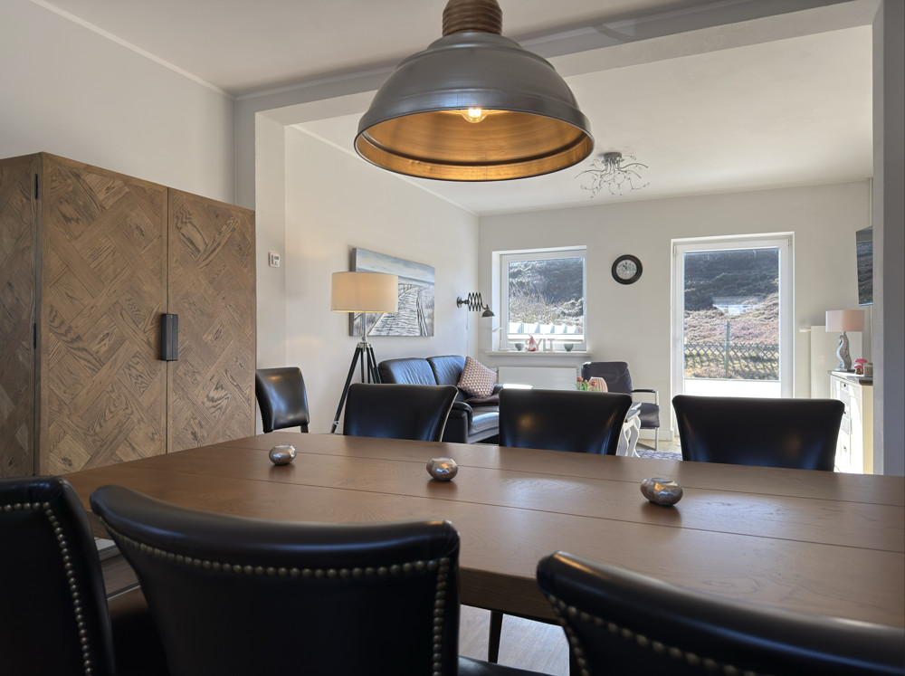 Hörnumer Rarität - Rotklinker Doppelhaushälfte mit Blick auf die Dünen - Essbereich