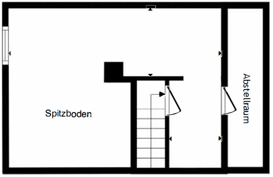 Hörnumer Rarität - Rotklinker Doppelhaushälfte mit Blick auf die Dünen - Spitzboden