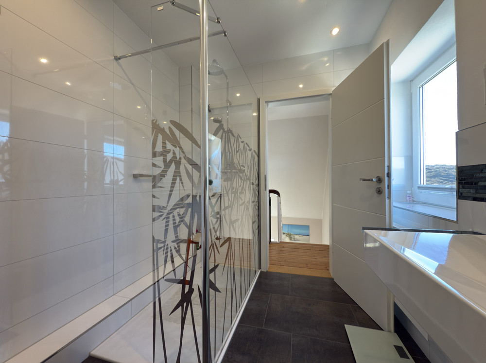 Hörnumer Rarität - Rotklinker Doppelhaushälfte mit Blick auf die Dünen - Badezimmer 1. Geschoss